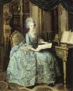 Lie Louis Perin-Salbreux Portrait of Marie Antoinette oil painting reproduction